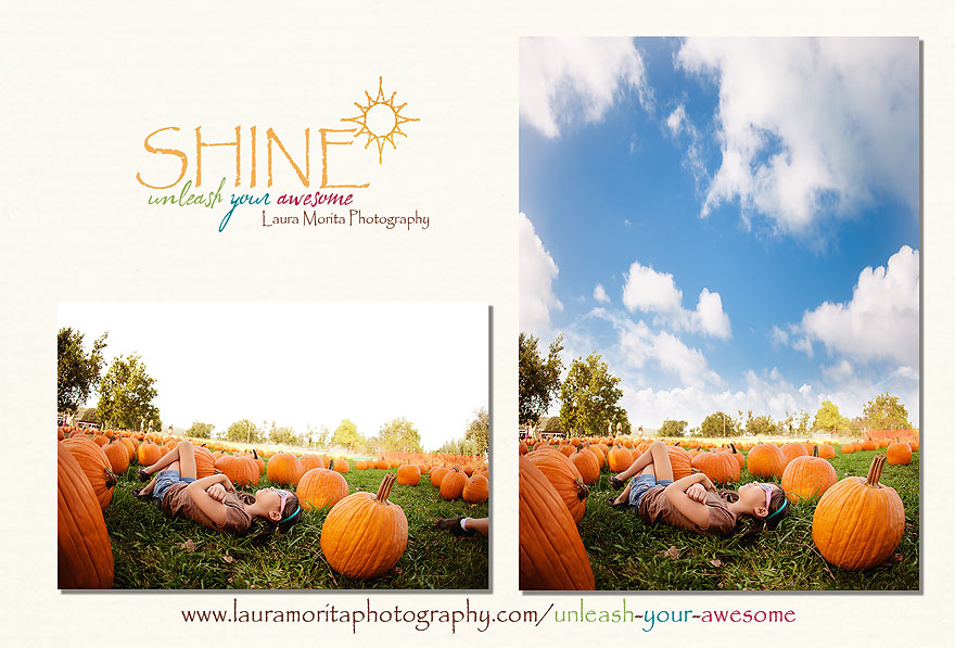 SHINE ~ Unleash Your Awesome ~ Laura Morita Photography | Online editing workshop